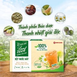 Thumbnail Bột nước mát Livecool Nam Dược hương râu bắp 10 góix7g hỗ trợ thanh nhiệt, giải độc, mát gan và thanh lọc cơ thể 2