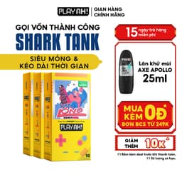 Thumbnail Combo 2 hộp/3 hộp Bao Cao Su PlayAh Last Long Siêu Mỏng Kéo Dài Thời Gian Hộp 10 bao size 52mm 2