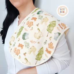 Thumbnail Khăn lót vai vỗ ợ hơi cho bé Petit Bebe muslin 6 lớp mềm mại thấm hút tốt an toàn cho da bé sơ sinh 1