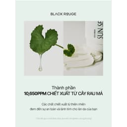 Thumbnail Tinh Chất Chống Nắng Black Rouge Cica Green Sun Serum Hàn Quốc SPF50+ PA+++++ 3ml 2