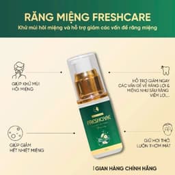 Thumbnail Tinh Dầu Răng Miệng Freshcare Thảo Dược Giúp Làm Sạch Răng Miệng, Khử Mùi Hôi, Hơi Thở Thơm Tho Lọ 15ml 3