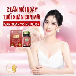 Thumbnail Vạn Xuân Tố Nữ Plus Collagen nội tiết hỗ trợ làm đẹp da, mờ thâm nám và ngăn ngừa lão hoá hộp 48 viên 4