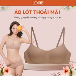 Thumbnail Áo Lót Không Gọng Đệm Mỏng 0,5cm Mềm Mát Loirechic BRDE136 1