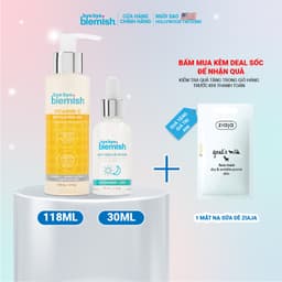 Thumbnail Combo Kiểm Soát Dầu Mụn, Giảm Thâm Gel Tẩy Da Chết Vitamin C 118ml Và Tinh Chất 9,9% Niacinamide 30ml Bye Bye Blemish 1