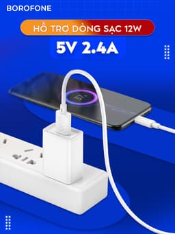 Thumbnail Dây cáp sạc Hoco X88 Micro-USB 2.4A 12W dành cho android, dây dài 1 mét 4