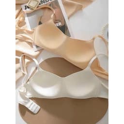 Thumbnail Áo Lót Nữ Không Gọng Chất Su Đúc Cup Ngang, Đệm Mỏng 1cm Không Viền Co Giãn 4 chiều 4