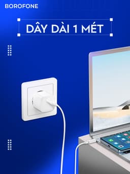 Thumbnail Dây sạc Hoco X88 60W Type-C to Type-C dành cho android: samsung, oppo.. dây dài 1 mét 3