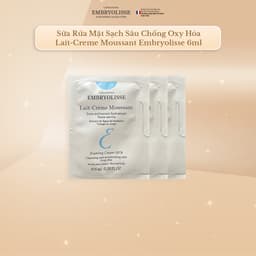 Thumbnail DATE: 01/01/2026 [GIFT] Gói Sữa Rửa Mặt Sạch Sâu Chống Oxy Hóa Lait-Creme Moussant Embryolisse 6ml 1