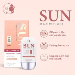 Thumbnail Kem Chống Nắng Sun Cream TM Pharma Nâng Tone Da,Không Bết Dính,Công Nghệ Titanium + TẶNG Kem Body Nước Hoa 3