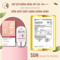 Thumbnail Kem Chống Nắng Sun Cream TM Pharma Nâng Tone Da,Không Bết Dính,Công Nghệ Titanium + TẶNG Kem Body Nước Hoa 2