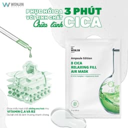 Thumbnail Combo 10 Mặt Nạ Siêu Tinh Chất Phục Hồi  DR WonJin 8 CICA Relaxing Fill 27g (KHÔNG HỘP) [B2] 1