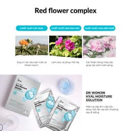 Thumbnail Combo 10 Mặt Nạ Cấp Ẩm Cấp Tốc Dr.WonJin Instant Repair Hyal Moisture Solution Mask 30g[B3] 1