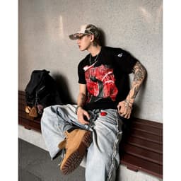 Thumbnail Áo thun FIDE phông unisex form rộng local brand nam nữ cổ tròn oversize - AT157 3