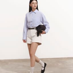 Thumbnail DOTTIE - Quần short dáng A - Trắng - Q0385 3