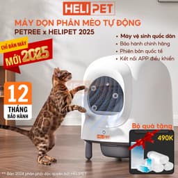 Thumbnail [NEW 2025] Máy Vệ Sinh, Dọn Phân Mèo Tự Động PETREE x HeLiPet 2025, Bản Quốc Tế - HeLiPet Hà Nội 1