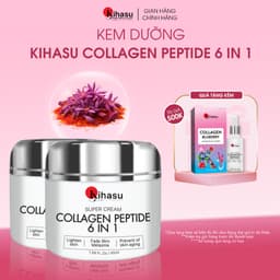 Thumbnail Bộ 2 Kem Dưỡng Collagen Kihasu 6in1 Dưỡng Da Trắng Sáng Đều Màu, Cung Cấp Độ Ẩm, Giúp Da Săn Chắc, Đàn Hồi, Trẻ Trung 1