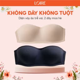 Thumbnail Áo Quây Cup Ngang Viền Silicon Chống Tụt Loire BRQ02 1
