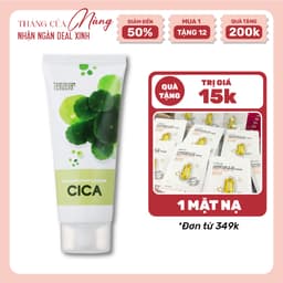 Thumbnail Sữa rửa mặt Rau Má Tạo Bọt Mềm Mịn Làm Sạch Sâu, Dưỡng ẩm, Ngừa Mụn Tenzero Balancing Foam Cleanser Cica 100ml 1