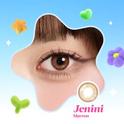 Thumbnail Luxury lens DOLL EYES - Jenini Maroon 1