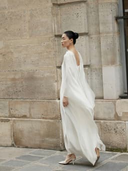 Thumbnail Đầm lụa Mary Rose Dress HUONG BOUTIQUE HBV1318 3