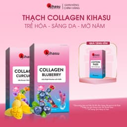 Thumbnail Thạch collagen nghệ vàng Kihasu Booster với Nhụy hoa Nghệ Tây Đẹp Dáng, Sáng Da, Tăng Đề Kháng, Làm Chậm Lão Hóa 1