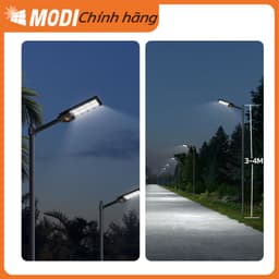 Thumbnail Đèn Năng Lượng Mặt Trời MODI SOLAR SLT27 120W 240W, Điều Khiển Từ Xa, Chiếu Sáng Cả Đêm 4