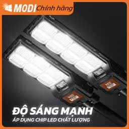 Thumbnail Đèn Năng Lượng Mặt Trời MODI SOLAR SLT27 120W 240W, Điều Khiển Từ Xa, Chiếu Sáng Cả Đêm 3