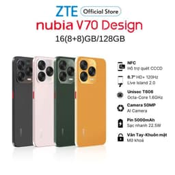 Thumbnail Điện thoại Nubia V70 Design 8GB/128GB I Pin 5000mAh I Camera 50mp I 6.7" 120Hz I Hỗ trợ NFC - Hàng Chính Hãng 1