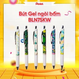 Thumbnail Bút Gel Pentel Energel Kawaii BLN75KW 0.5mm Nhanh Khô 2