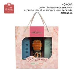 Thumbnail Set quà Sữa tắm Tesori 250ml & combo Dầu gội, Dầu xả Milanogica 355ml hương nước hoa 1