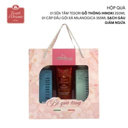 Thumbnail Set quà Sữa tắm Tesori 250ml & combo Dầu gội, Dầu xả Milanogica 355ml hương nước hoa 3