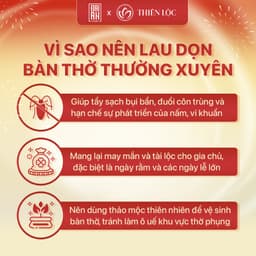 Thumbnail Nước lau bàn thờ Thiên Lộc - Làm sạch, bao sái bàn thờ, thu hút tài vận 500ml - Nước thơm trầm hương 2