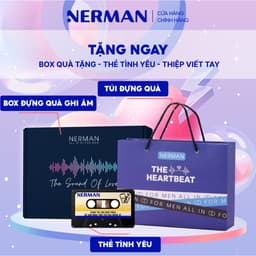 Thumbnail Bộ quà tặng cho nam Sound of Love ghi âm lời nhắn 4.0 NERMAN-Sữa tắm gội 350ml & Gel vệ sinh 100ml 2