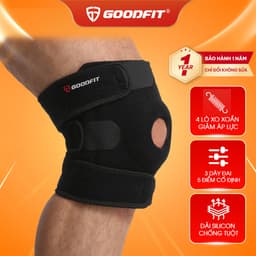 Thumbnail Băng gối thể thao GoodFit GF515K dày dặn, 3 đai dán, thoáng khí 1
