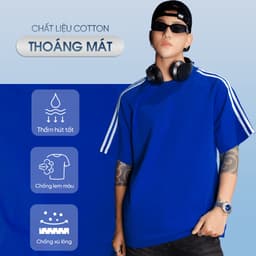 Thumbnail Áo thun phom rộng 3 SỌC raglan CAPMAN CLUB, áo phông unisex local brand trẻ trung, thoải mái 3