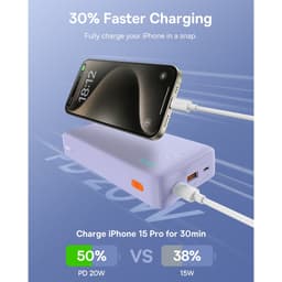 Thumbnail Sạc Dự Phòng Baseus Airpow 20000mAh Sạc Nhanh 20W Với Pin Lithium Polymer Có Hỗ Trợ Làm Mát Cho Điện Thoại 4