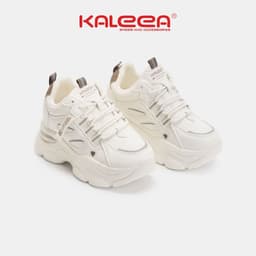 Thumbnail Kaleea - Giày Thể Thao Nữ  Độn Đế Hack Dáng Chất Da Mềm Đế Cao 8cm - T111 3