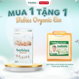 Thumbnail Tã/Bỉm BABIES ORGANIC Mỏng Thoáng, Siêu Thấm Hút, Đầy Đủ Size NB/S/M/L/XL/2XL/3XL -Thương Hiệu Việt 1