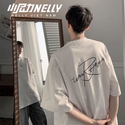 Thumbnail Áo thun NELLY - MOSEVJUE Studio Cotton 260gsm Premium co dãn 2 chiều Tay Lỡ Form Rộng Nam Nữ 1