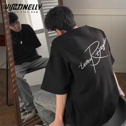 Thumbnail Áo thun NELLY - MOSEVJUE Studio Cotton 260gsm Premium co dãn 2 chiều Tay Lỡ Form Rộng Nam Nữ 3