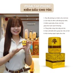 Thumbnail Phấn kiềm dầu tạo phồng chân tóc Arganmidas, phấn gội khô giúp tóc bồng bềnh 4g 4