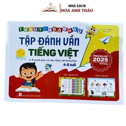 Thumbnail Sách - Tập đánh vần tiếng việt phiên bản mới 2025 kèm file đọc và video hướng dẫn cách ghép vần - nhà sách Hoa Anh Thảo 1