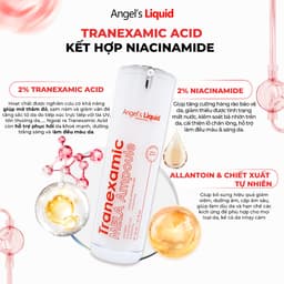 Thumbnail Bộ Sản Phẩm Xoá Thâm Đỏ Mờ Sạm Nám Chuyên Sâu Angel's Liquid Tranexamic Mela Ampoule & Cream (TRẮNG) 2
