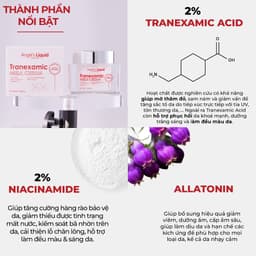 Thumbnail Bộ Sản Phẩm Xoá Thâm Đỏ Mờ Sạm Nám Chuyên Sâu Angel's Liquid Tranexamic Mela Ampoule & Cream (TRẮNG) 3