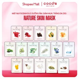 Thumbnail Mặt Nạ Foodaholic Nature Skin Mask, Mặt Nạ Dưỡng Ẩm, Mặt Nạ Giảm Mụn, Mặt Nạ Trắng Da 23g 1