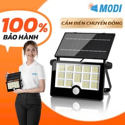 Thumbnail Đèn Pha Led Cảm Biến Chuyển Động Ngoài Trời Năng Lượng Mặt Trời MODI SOLAR Có Cổng Sạc USB 2