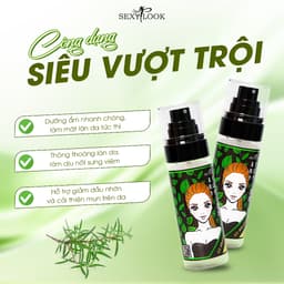 Thumbnail Xịt Khoáng Tràm Trà SEXYLOOK Hỗ Trợ Giảm Dầu Mụn và Dưỡng Ẩm Da SEXYLOOK 2