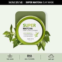 Thumbnail [SP Live] Some By Mi Mặt nạ đất sét trà xanh Super Matcha Pore Clean Clay Mask 100g hỗ trợ làm sạch mụn đầu đen 2