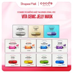Thumbnail Combo 10 Mặt nạ giấy BNBG Vita Genic Jelly Mask (30ml x10) 1