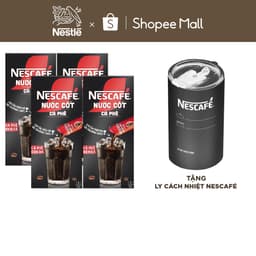 Thumbnail Combo 4 hộp nước cốt cà phê NESCAFÉ - CÀ PHÊ ĐEN ĐÁ (4 hộp x 5 gói) 1